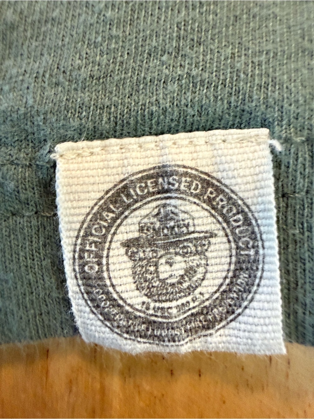 Smokey Bear Graphic Tee - Forest Green Short Sleeve Shirt - Picture 4 of 9